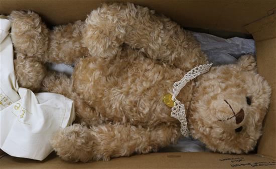 A Steiff Family bear Appelonia, white tag, bag